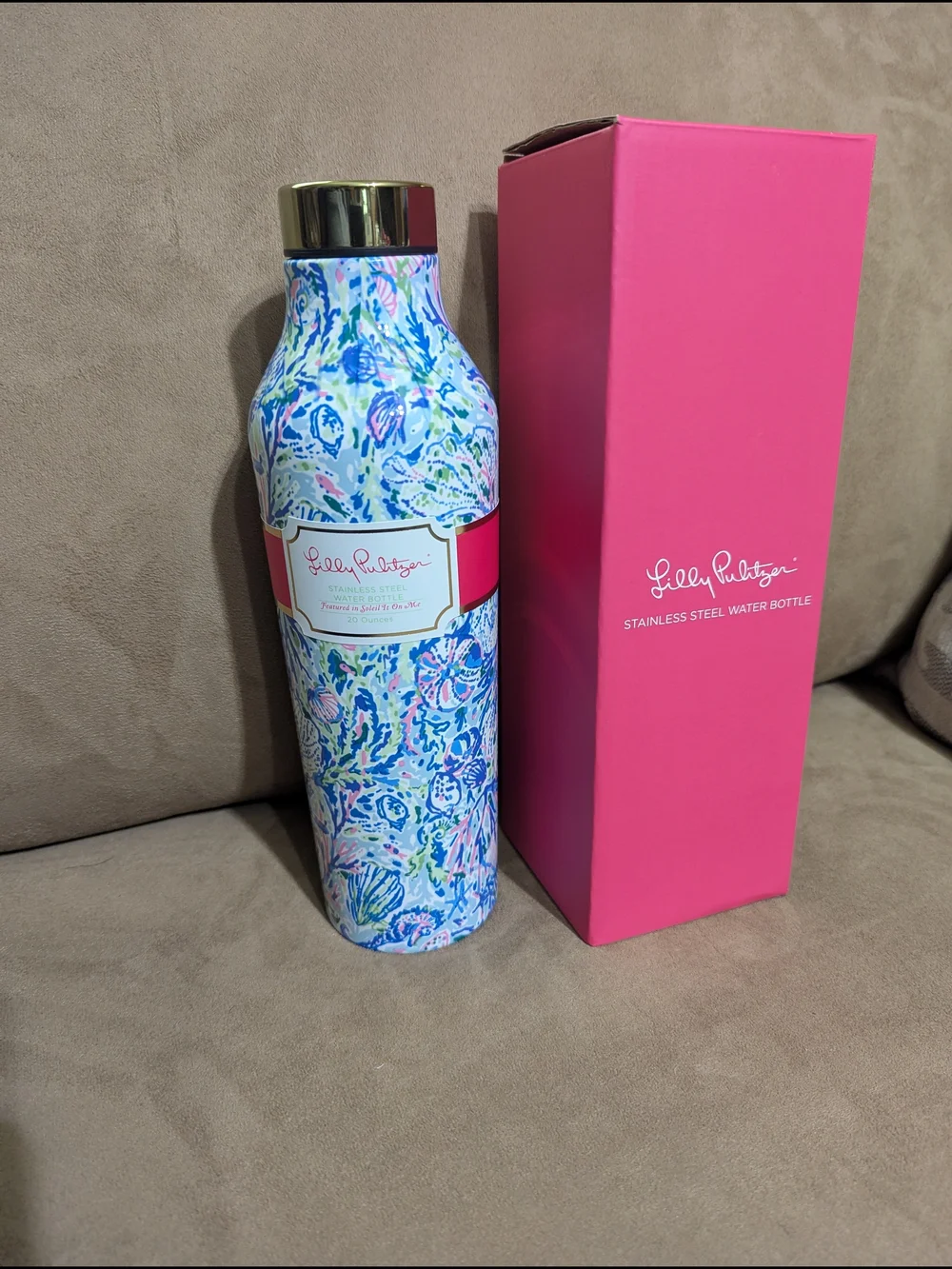 Lilly Pulitzer Soleil It On Me Stainless Steel Water Bottle - Picture 4 of 4
